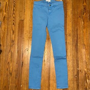 Emilio Pucci Blue Low Rise Skinny Jeans